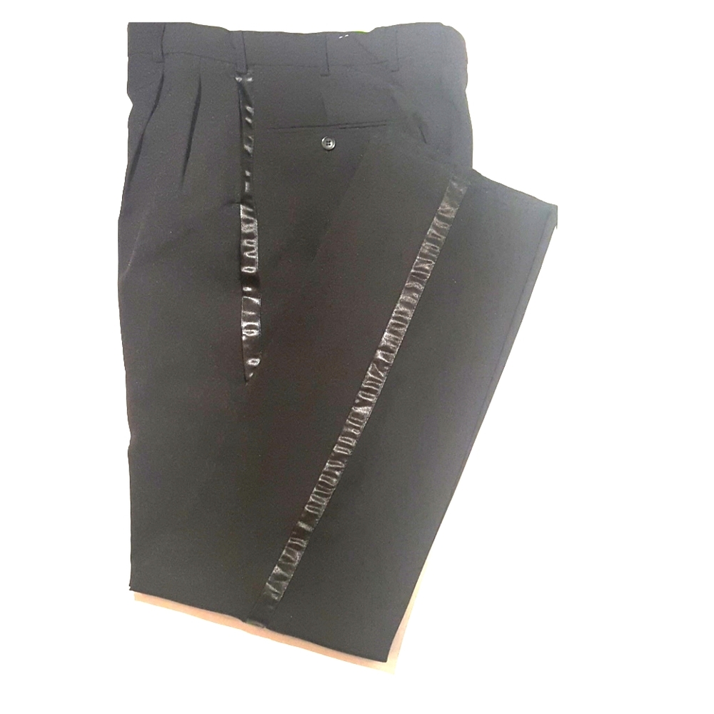 Sean Ray Tuxedo Pant  No Hem Altered